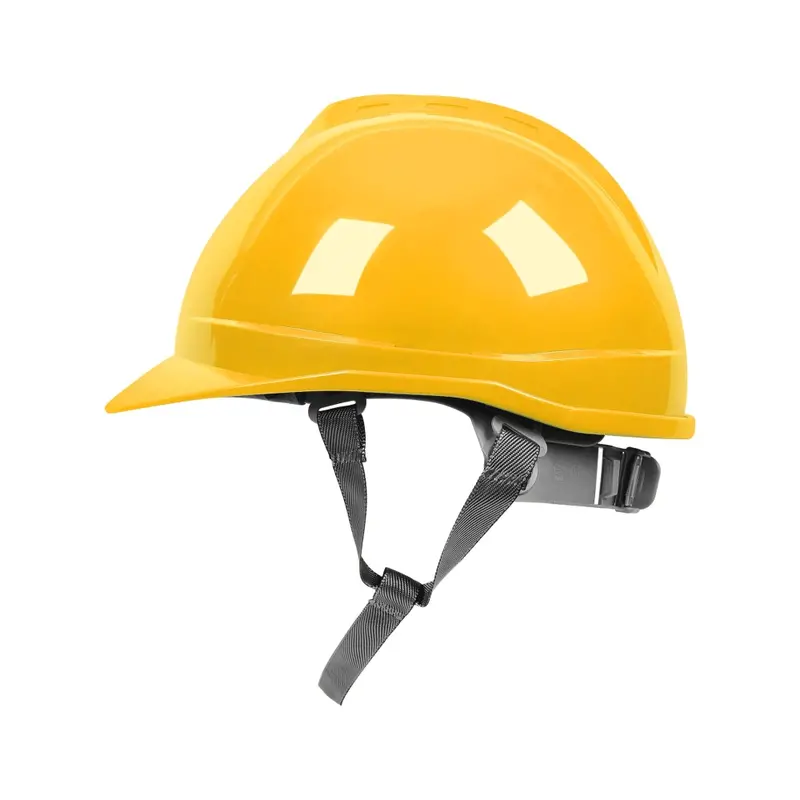 Deli Edl525011 Lightweight Abs Safety Helmet – Ventilated Head Protection 1