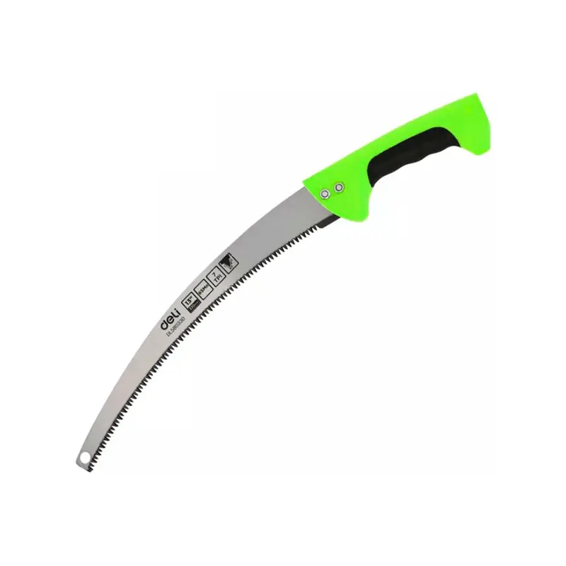 Deli Edl580330 13-Inch Curved-Teeth Pruning Saw For Branch Cutting 1