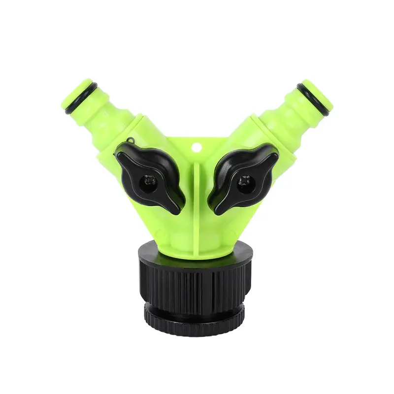 Deli Edl8797 Dual-Outlet 3/4-Inch Hose Splitter 1
