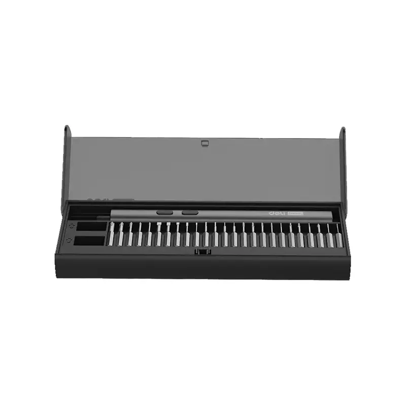 Deli Edy-Dp04-1B1 Electric Precision Screwdriver Kit — 25-Piece Cr-V Bit Set 1