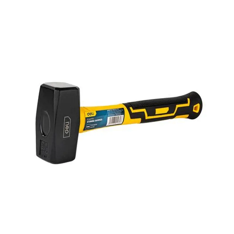 Deli Stone Masonry Hammer – Textured Face For Rock & Concrete Work 1