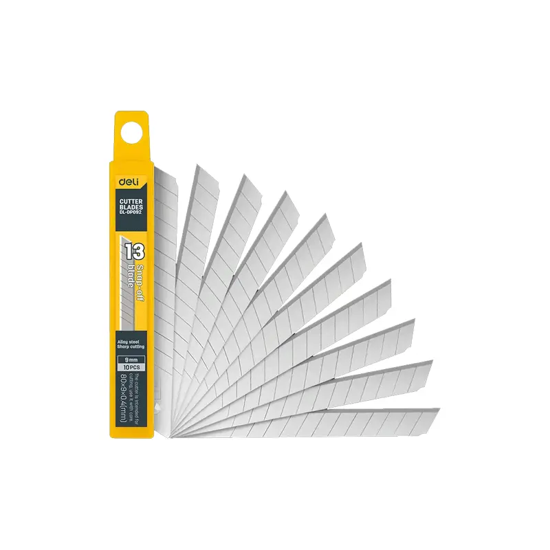 Deli Utility Knife Replacement Blades – Pack Of 10, High-Carbon Steel 1
