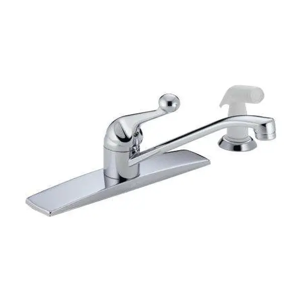 Delta Single-Handle Kitchen Faucet – Sleek Chrome Finish 1