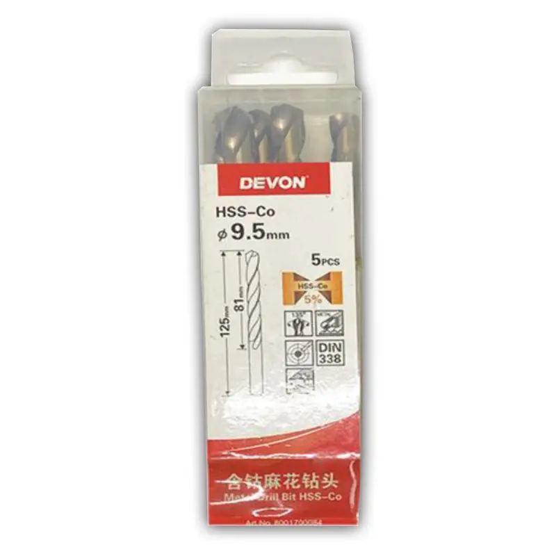Devon Hss-Co Metal Drill Bit – High-Speed Steel With Cobalt 1