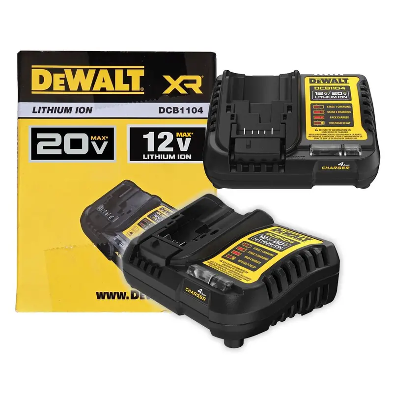 Dewalt Dcb1104 Dual-Voltage Li-Ion Battery Charger (12V/20V) 1