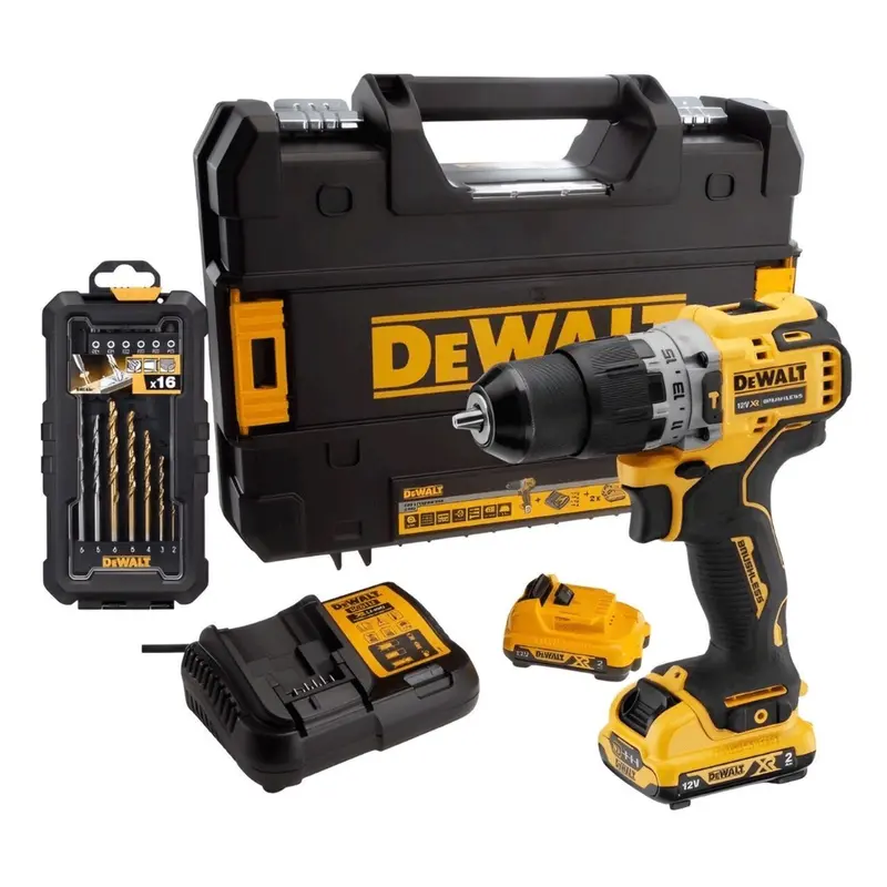 Dewalt Dcd706D2A 12V Cordless 3/8" Hammer Drill Kit With Accessories 1