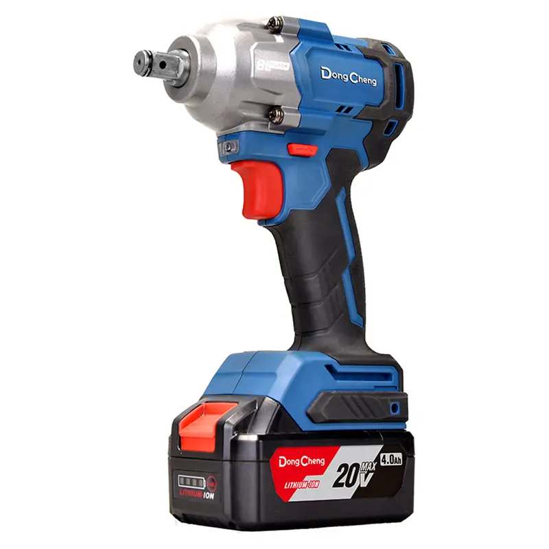 Dong Cheng 20V Cordless Brushless Impact Wrench Dcpb488Em With 4.0Ah Battery 1