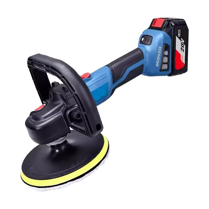 Dong Cheng 20V Cordless Brushless Polisher Dcsp02-180Bm With 4.0Ah Battery 1