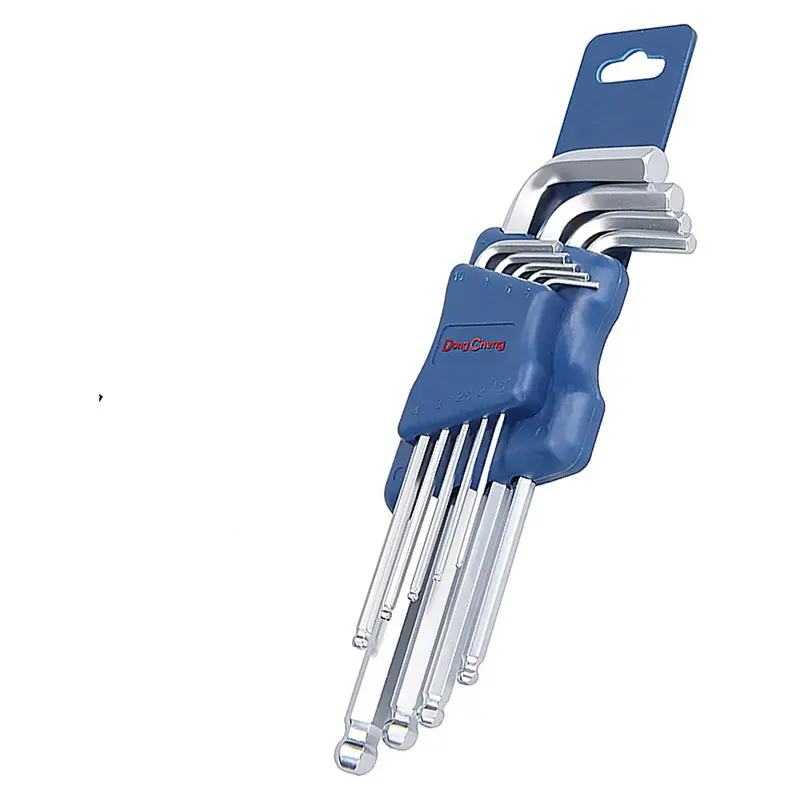 Dong Cheng Ballpoint Extra-Long Hex Key Set – 9-Piece Metric 1