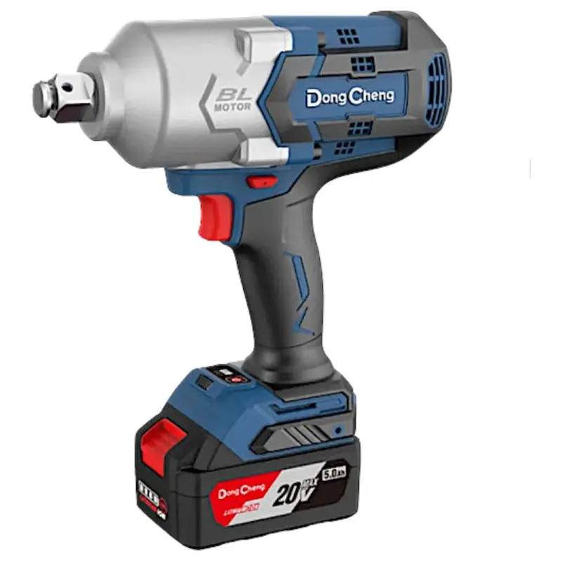 Dong Cheng Dcpb998Fk 20V Cordless Brushless Heavy-Duty Impact Wrench – 5.0Ah Battery 1