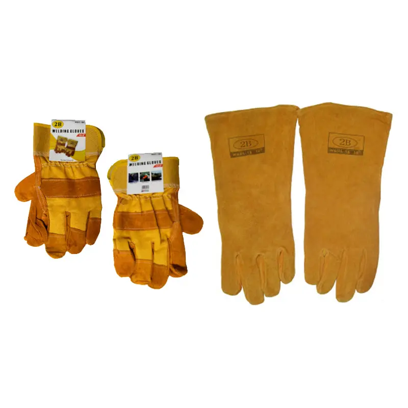 Durable Leather Welding Gloves – 2B Heat & Spark Protection 1