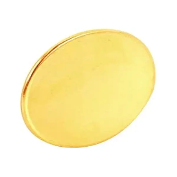 Ergonomic Concave Cabinet Knobs – Solid Brass Finish 1