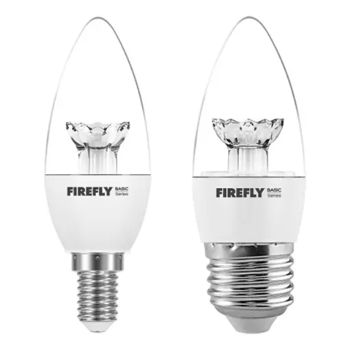Firefly Clear Glass Candle-Style Led Bulb (Non-A-Shape) 1