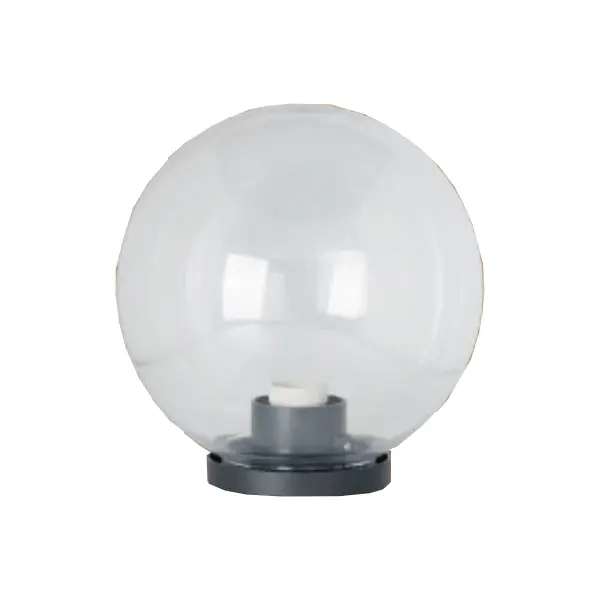 Firefly Clear Glass Globe Garden Light – Post-Installed 1
