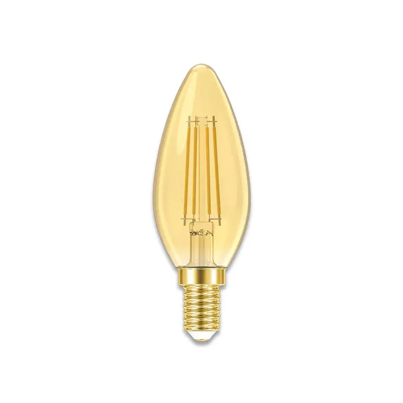 Firefly Ebc803Ww 3W Vintage Candle-Style Filament Led Bulb – Non-A-Shape, Warm White 1
