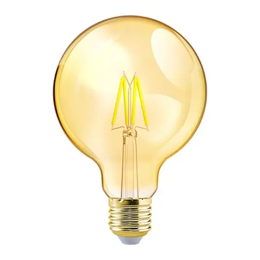 Firefly Ebg805Ww 5W Globe-Shaped Filament Led Bulb – Non-A-Shape, Warm White 1