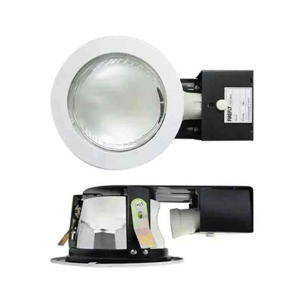 Firefly Fd361Wh4 Horizontal Recessed Downlight With Partial Frosted Lens 1