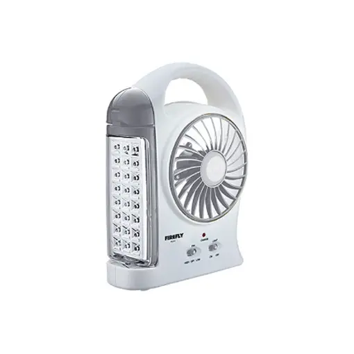 Firefly Fel614 5-Inch 2-Speed Fan With 24-Led Multifunction Desk Lamp 1