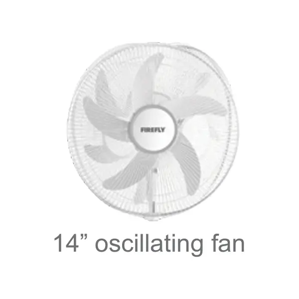 Firefly Fel632 14-Inch Blade Fan With Integrated Led Night Light 2