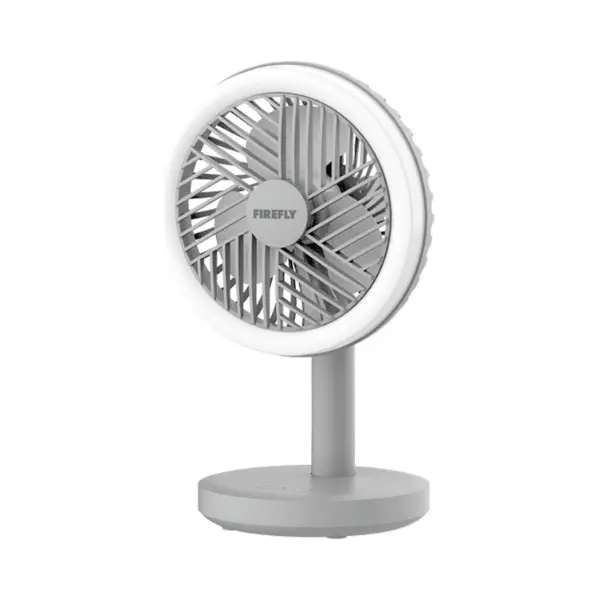 Firefly Fel657 Portable Mini Fan Featuring Adjustable Ring Light 1