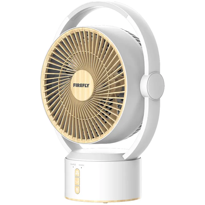 Firefly Fel663 Wooden Circulating Fan – Rechargeable With Night Lamp 1