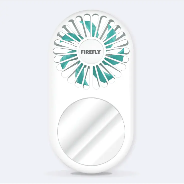 Firefly Fel802 Compact Mirror-Fan Combo For Personal Use 1