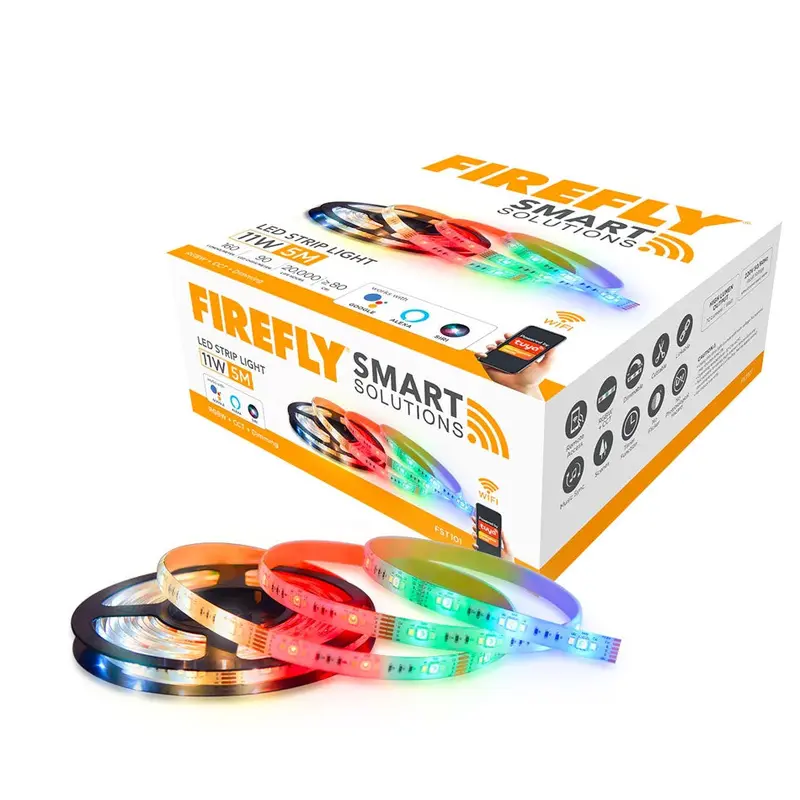 Firefly Fst101 Smart Led Strip Light – 11W Flexible Rgb Tape 1