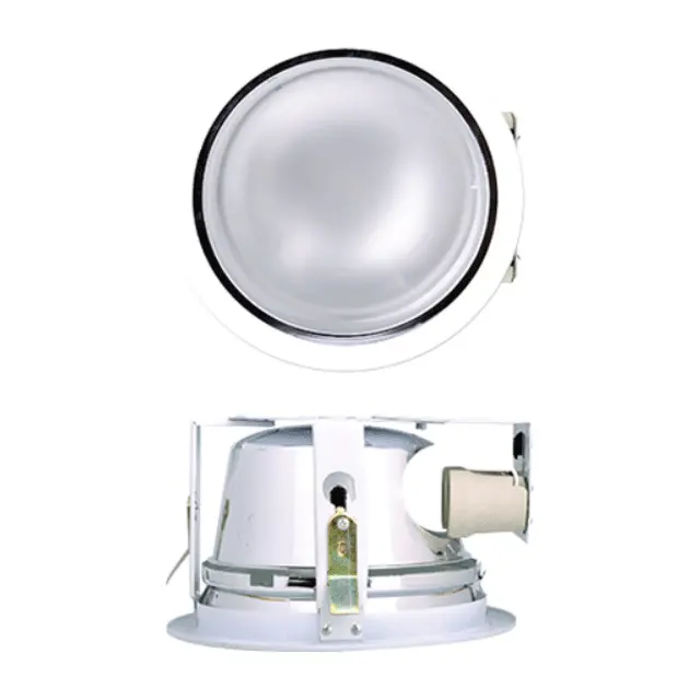 Firefly Horizontal Recessed Downlight Featuring Partial Frosted Glass 1