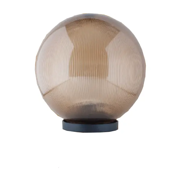 Firefly Prismatic Smoke Globe Garden Lamp – Post-Mounted 1