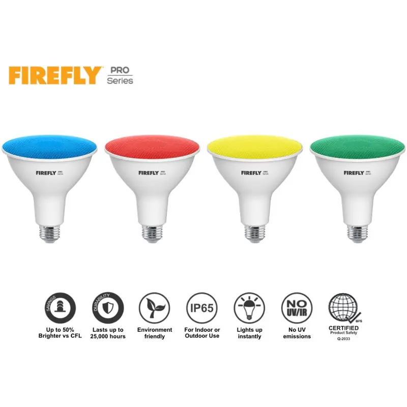 Firefly Pro Colored Par38 Led Bulb – Non-A-Shape Fbp914 1