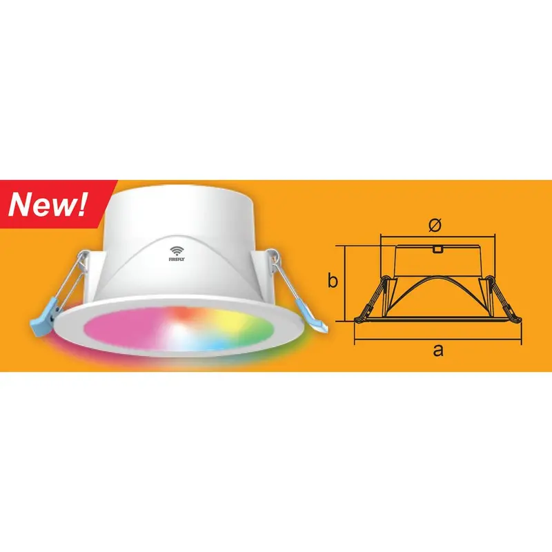 Firefly Rgb Smart Led Downlight – Dimmable & Voice-Compatible 1