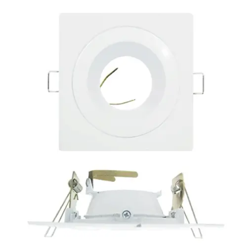 Firefly Square Mr16 Fixed Recessed Lamp – Low-Profile Design 1