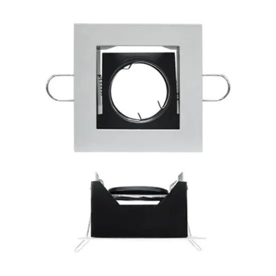 Firefly Square Mr16 Fixed Recessed Lamp – Precision Mounting 1