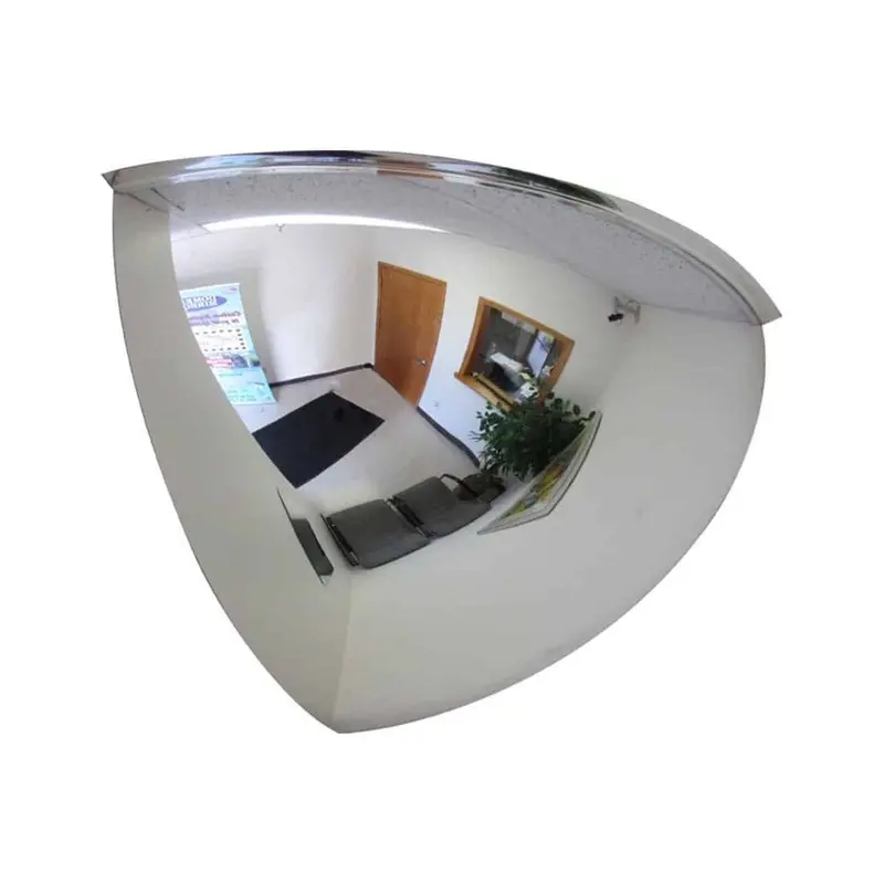 First Quarter Dome Security Mirror – Wide-Angle Convex Design 1