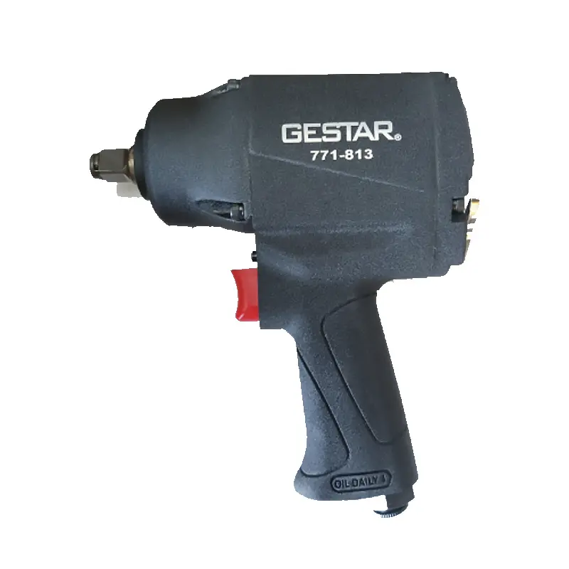 Gestar 771-813 Industrial Pneumatic Impact Wrench – 1/2" Drive, Optimized For Continuous Use 1