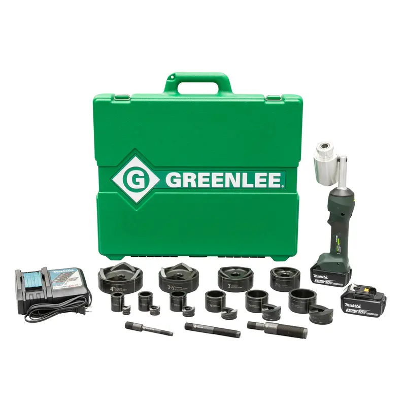 Greenlee Ls100X11Sb4 Intelli-Punch™ Cordless Hydraulic Knockout Kit – 1/2" To 4", 18V Lxt 1