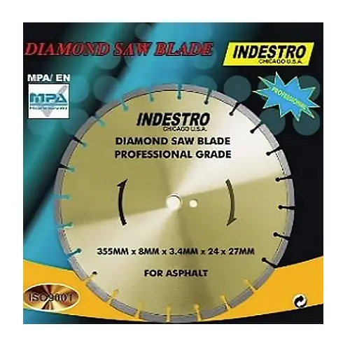 Indestro 14-Inch Diamond Cut-Off Wheel For Heavy-Duty Cutting 1