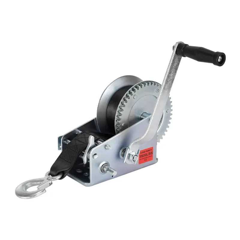 Indestro Manual Hand Winch With Integrated Steel Cable 1