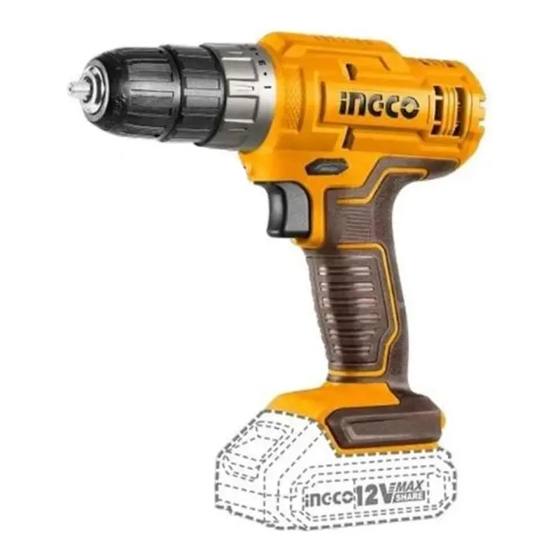 Ingco 12V Cordless Lithium-Ion Drill With 1.5Ah Battery 1