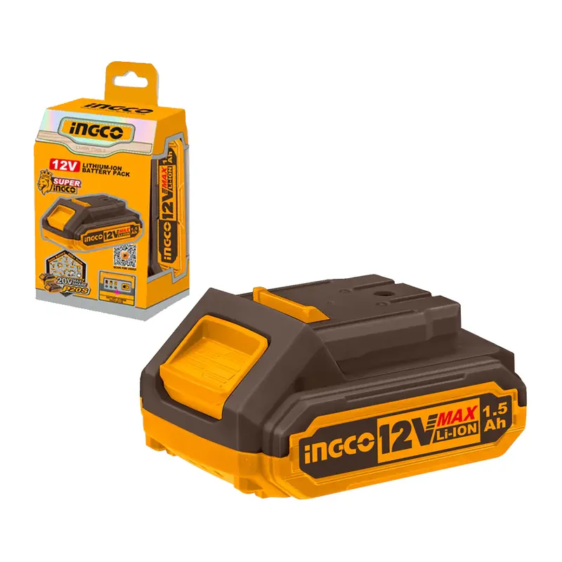 Ingco 12V Lithium-Ion Replacement Battery Pack – Standard Capacity 1
