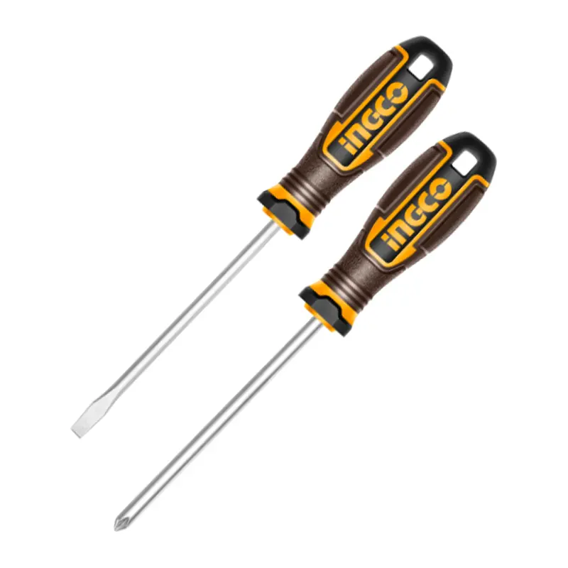 Ingco 2-Piece Stubby Screwdriver Set – 125Mm Length (Hksds0228) 1