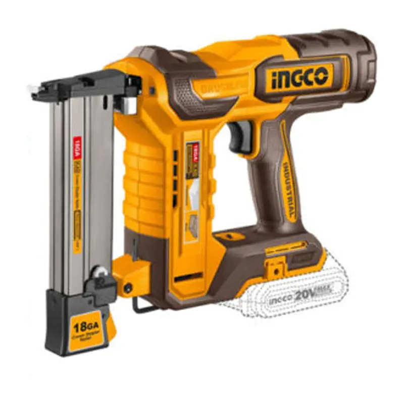 Ingco 20V Cordless Brushless Crown Stapler And Nailer (Bare Tool Only) 1