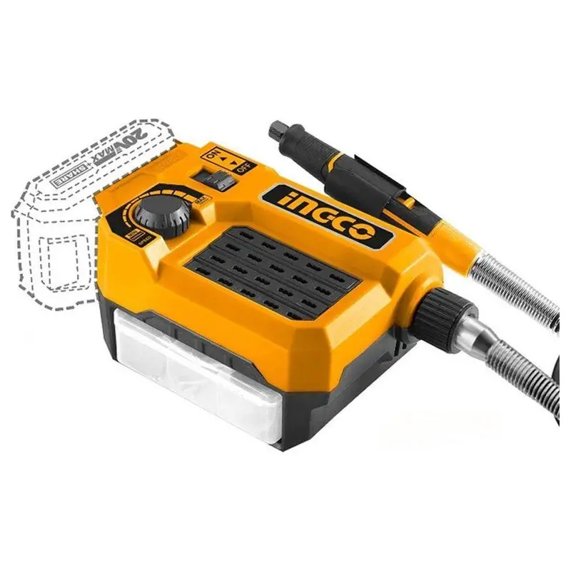Ingco 20V Cordless Lithium-Ion Die Grinder (Bare Tool) 1