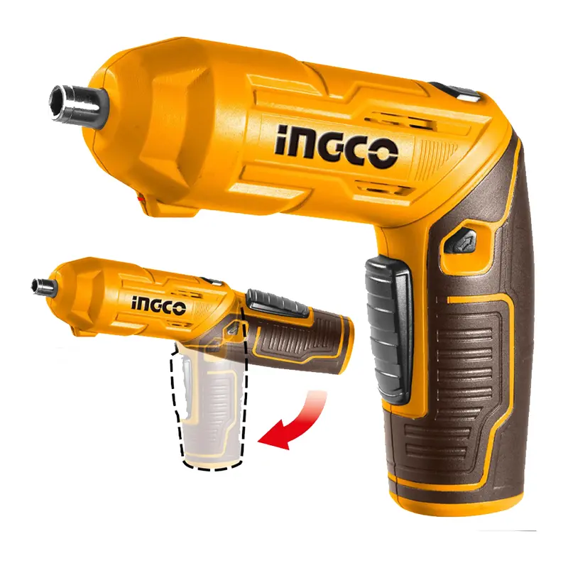 Ingco 4V Cordless Screwdriver Set – 24-Piece Premium Kit With Integrated Battery 1