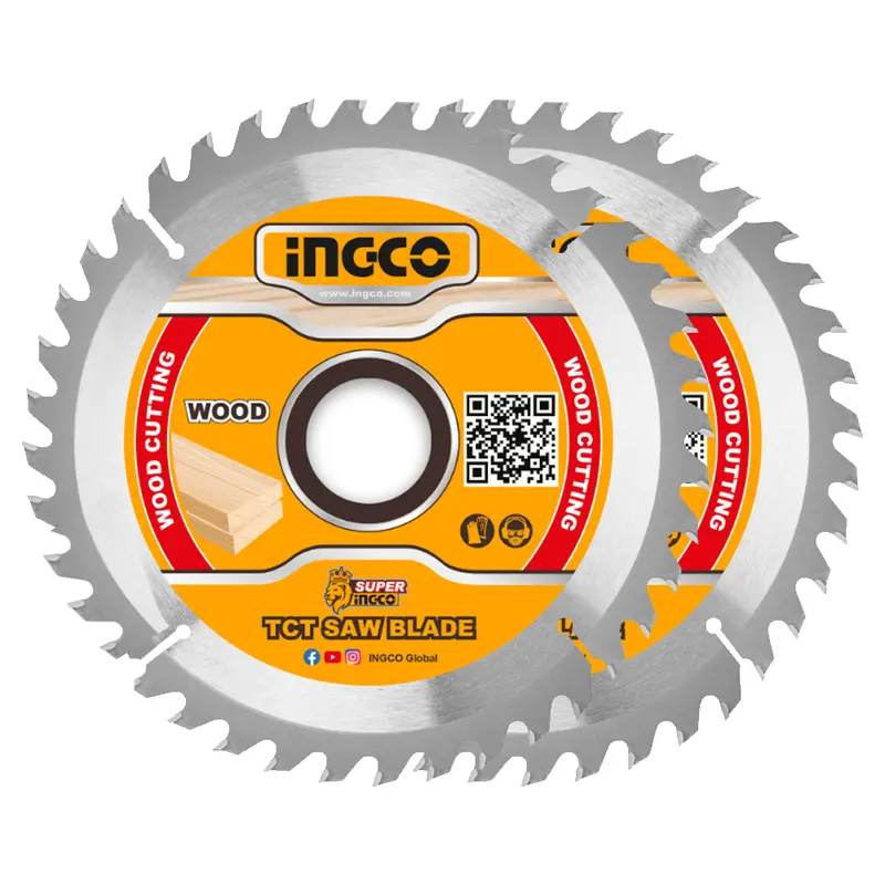 Ingco 5-1/2" (140Mm) Ultra-Thin 24-Tooth Tct Saw Blade – 2-Pack 1