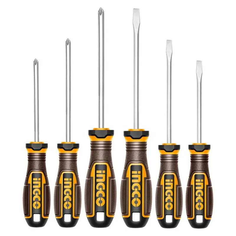 Ingco 6-Piece Ergonomic Screwdriver Set – Hksds0628 1
