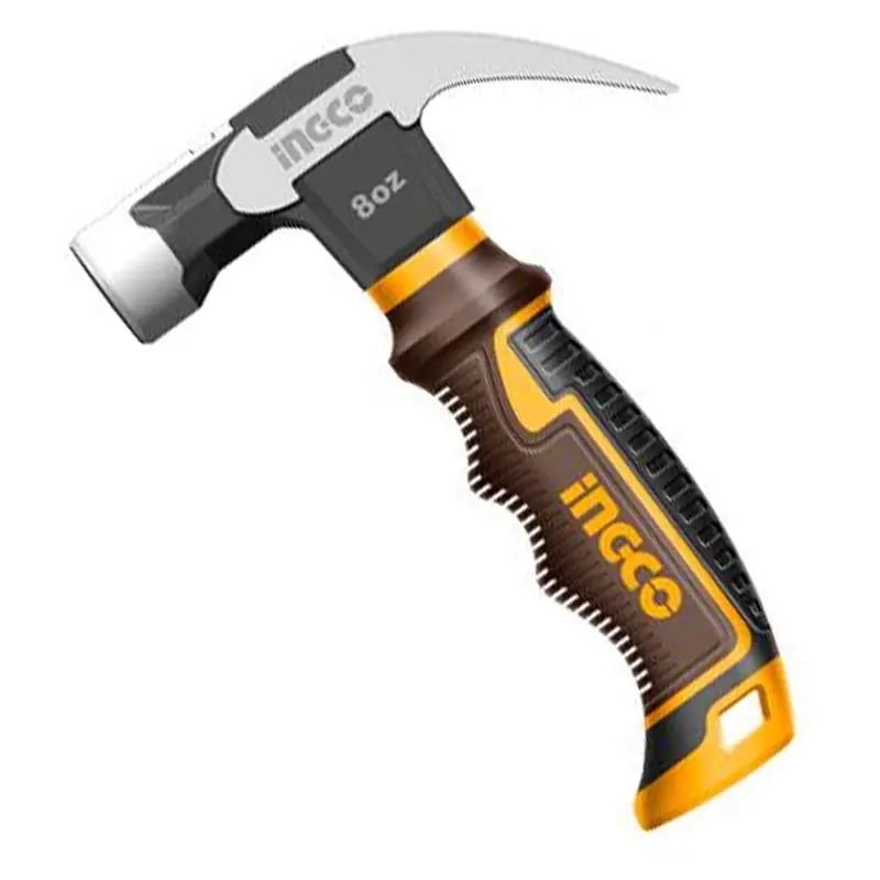 Ingco 8 Oz Mini Claw Hammer – Compact Fiberglass-Handle Design 1
