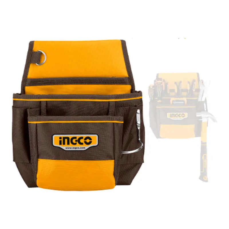 Ingco 9-Compartment Heavy-Duty Tool Belt Pouch 1