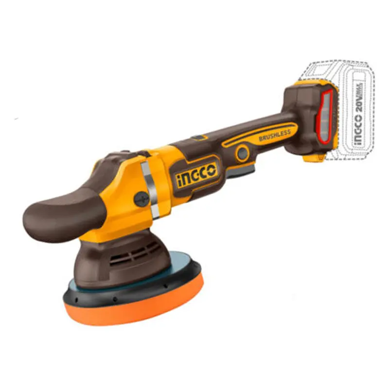 Ingco Apli2015 20V Brushless Cordless Angle Polisher (Tool-Only) 1