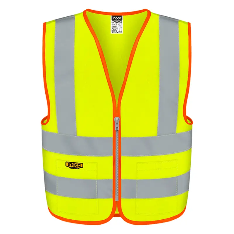 Ingco Bright Yellow Reflective Safety Vest – Xl Fit 1